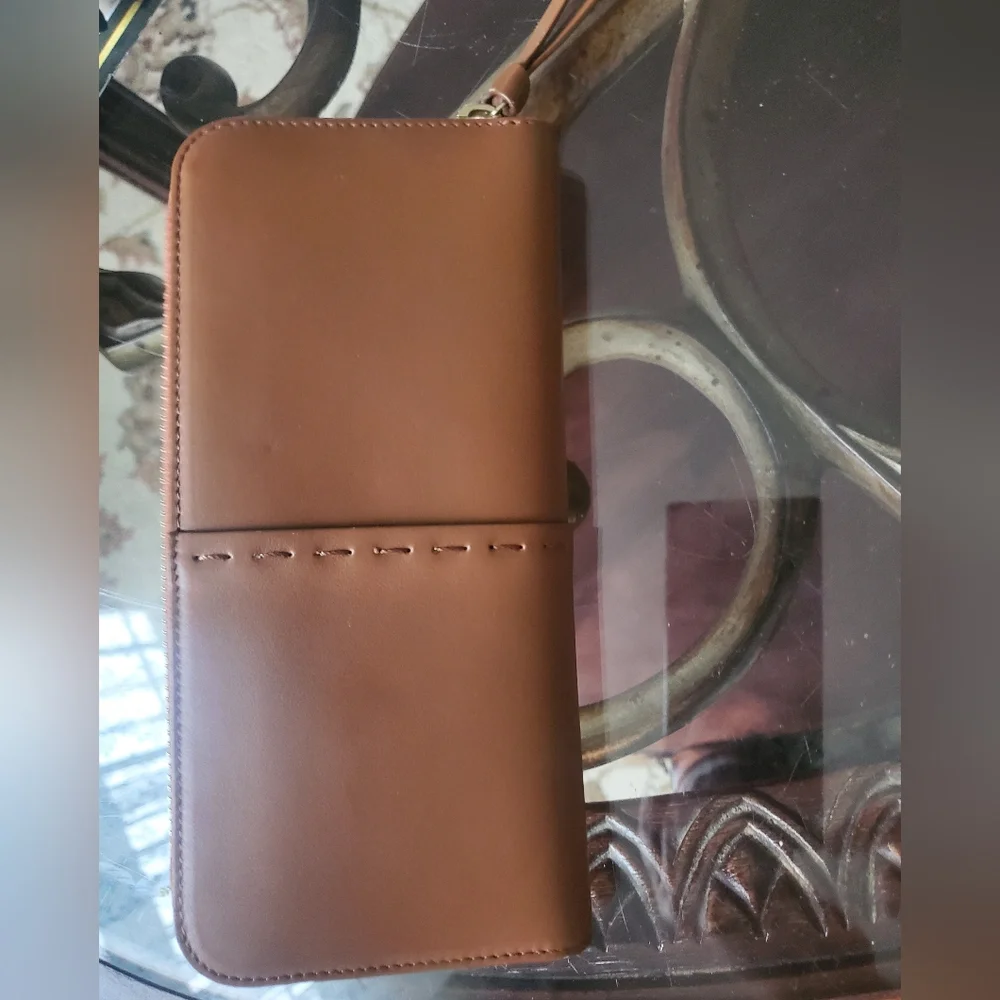 Frame Denim Tan Leather Men's Wallet